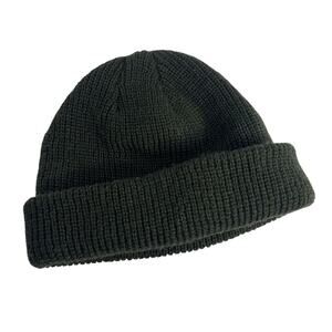 Green Knit Beanie - Warm Winter Hat, Soft & Cozy Fit